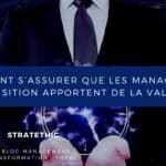 s’assurer que les managers de transition apportent de la valeur