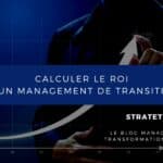 une courbe montre le ROI d'un Management de Transition qui compense le court du manager de transition